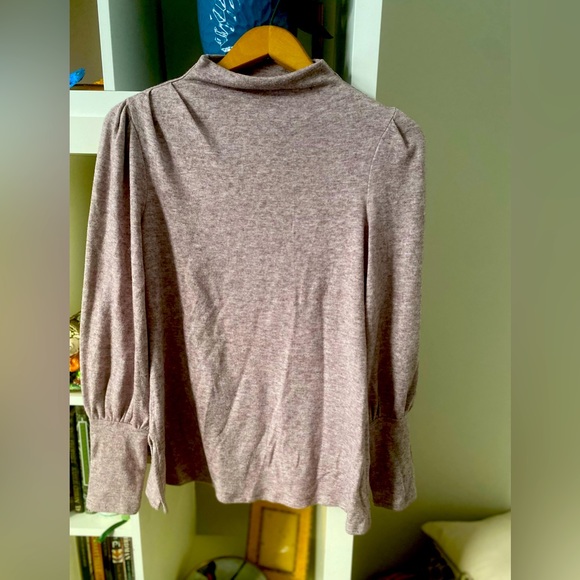 RW & Co. Light Purple Mock- Neck Long Sleeve Light Sweater/ Shirt - Picture 1 of 7